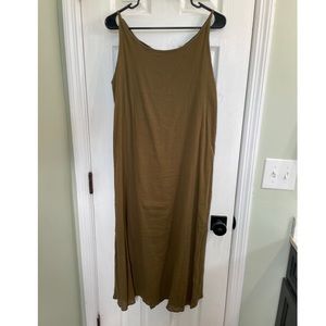 Mid-length Olive Dress
